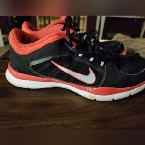 Womens Pink And Black Nike Trainers